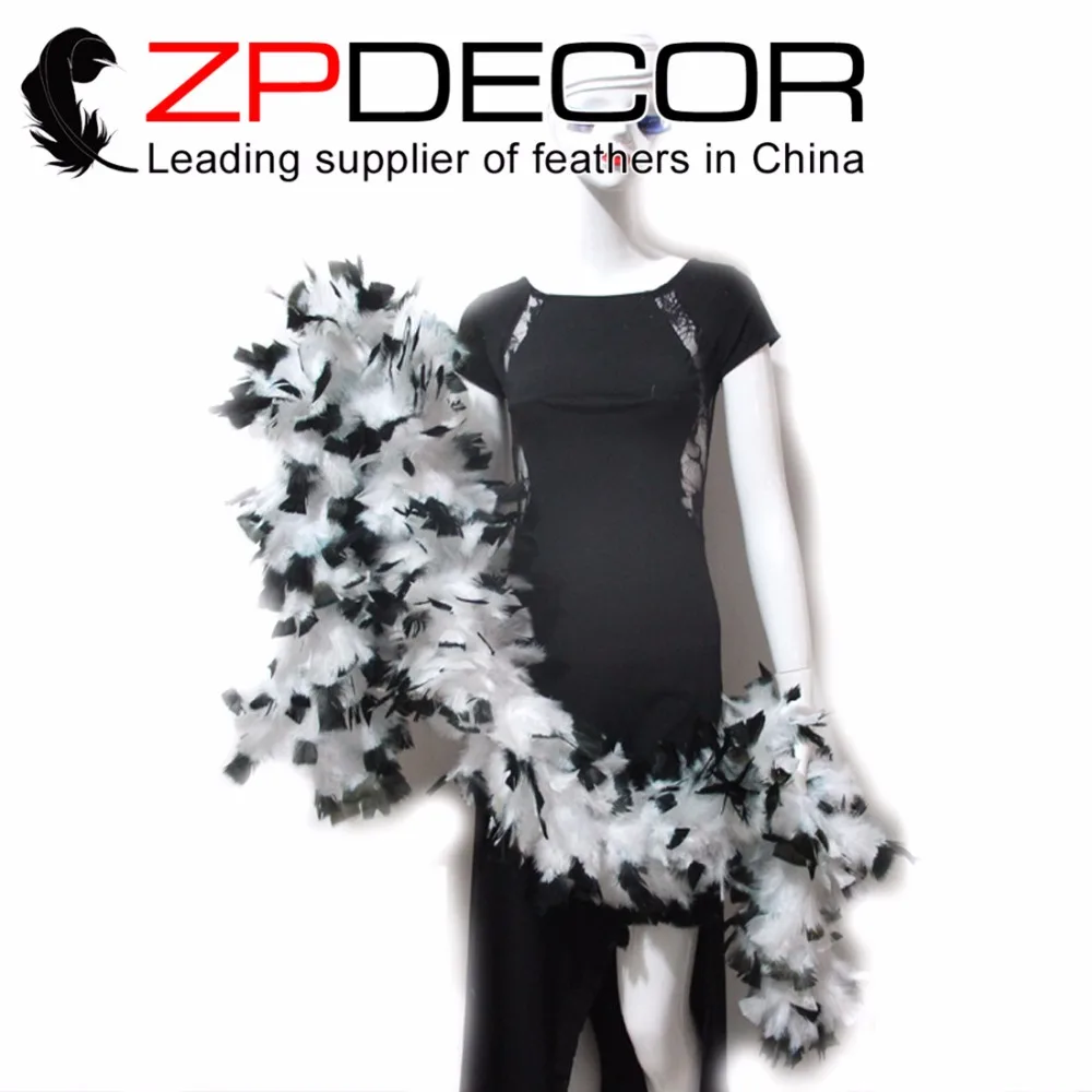 Zpdecoration 2 размера/партия высокое качество окрашенный белый с черным 150 г турецкие