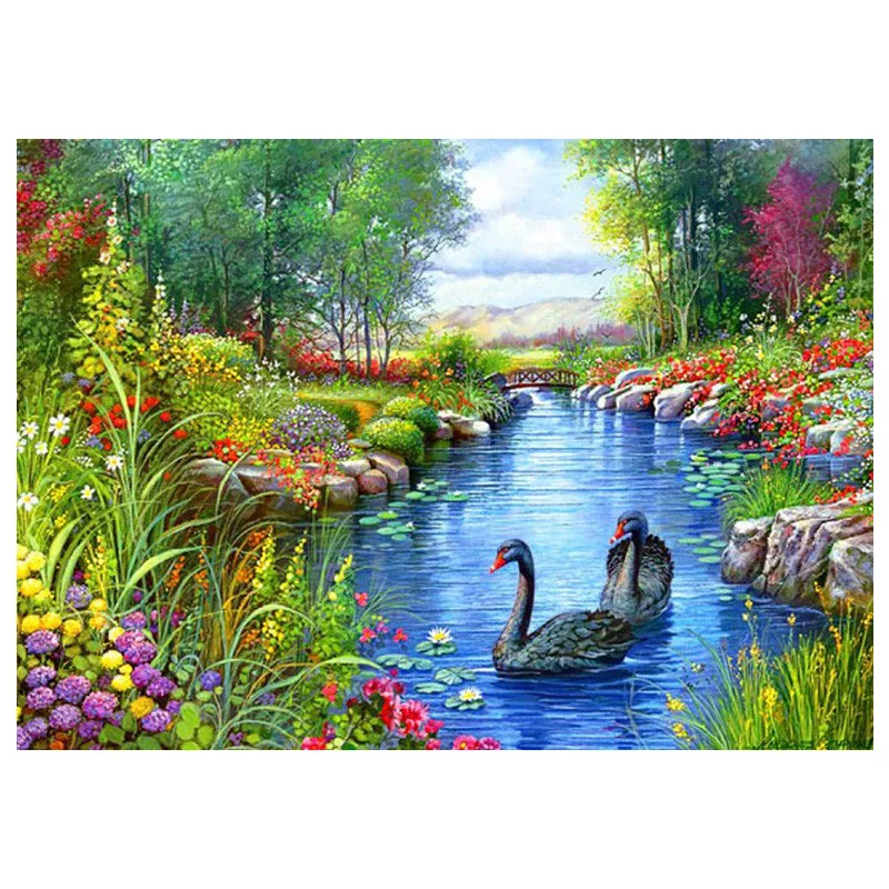 5D DIY круглый бриллиант вышивка Вышивка с кристаллами Алмазная мозаика ручной