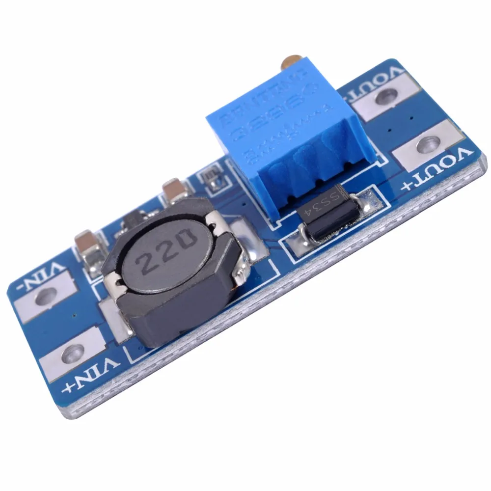HoBiMart 10x mt3608 2a Макс dc-dc Повышающий Модуль питания MT3608 модуль усилителя 2A Плата #