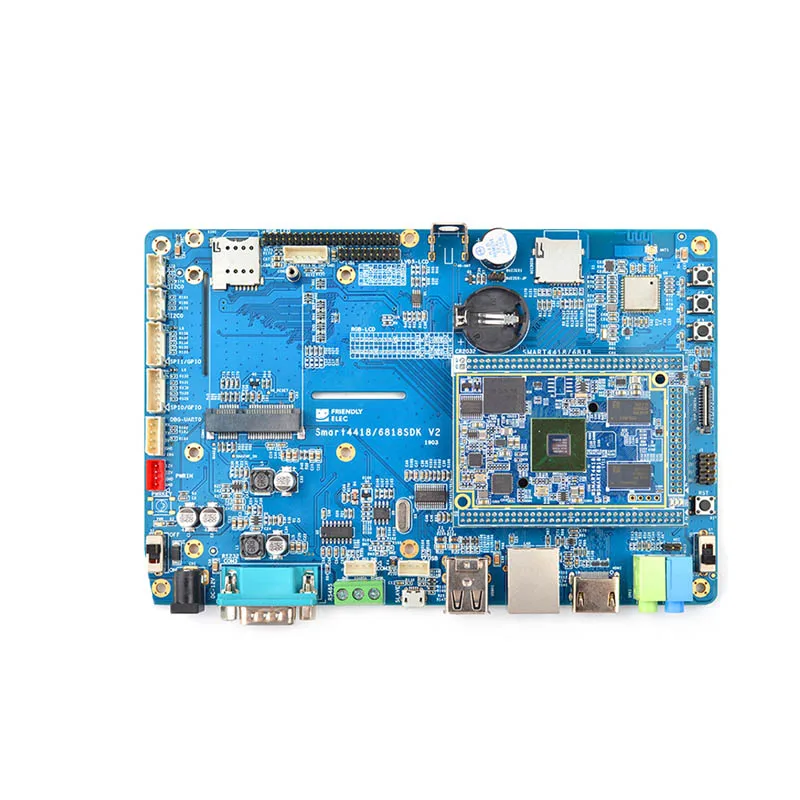 Smart4418 CPU Board S5P4418 Cortex-A9 1GB RAM + 8GB eMMC Integrated Gbps Ethernet Audio Jack | Компьютеры и офис