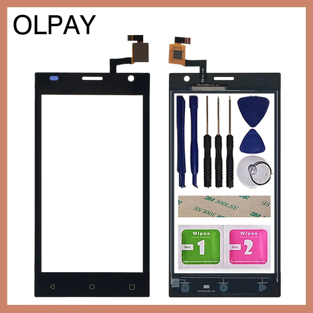 OLPAY 4,5 ''Сенсорное стекло для мобильного телефона для Prestigio Wize O3 psp 3458 psp 3458 DUO Сенсорное стекло дигитайзер Сенсорная панель инструменты