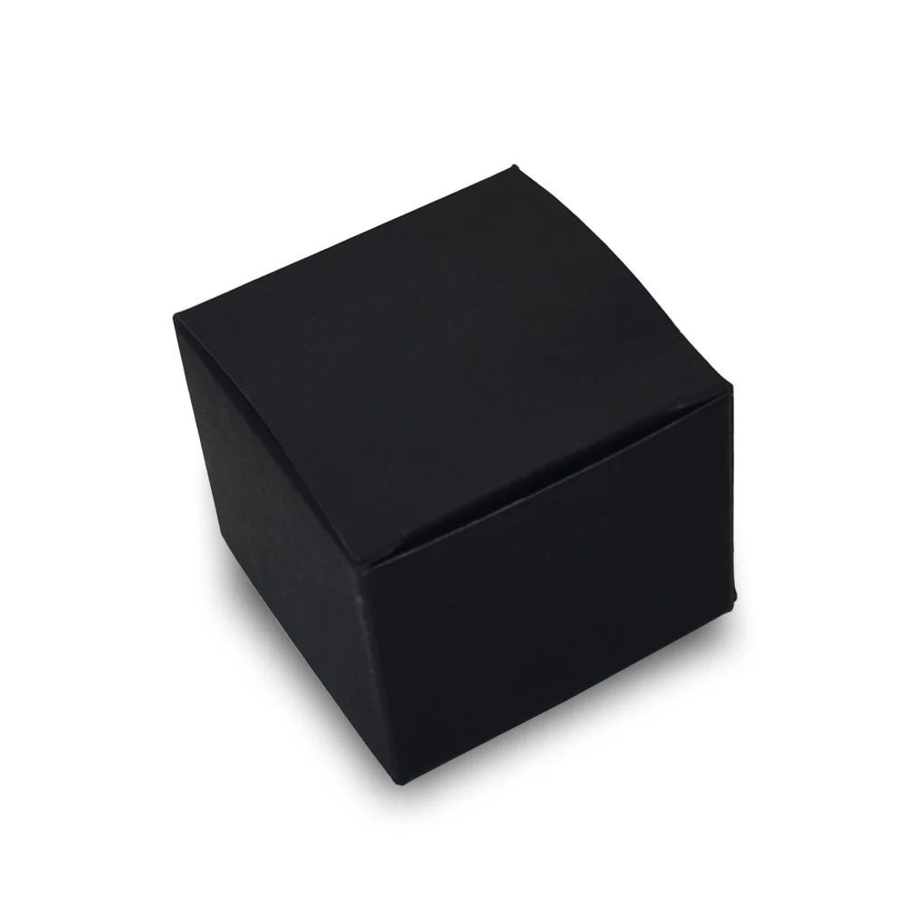 Фото Картонные коробки для ювелирных изделий 6x6x5 см, коробка из крафт-бумаги для бутылочек с кремом для лица, 50 шт./лот, складная коробка для крафт-... №3