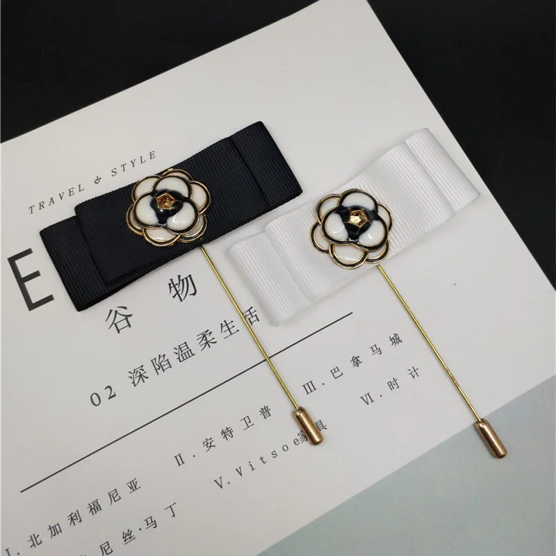 Ручной работы старинный ленточный штифт отворотом Женский Мужской Костюм & Scraf