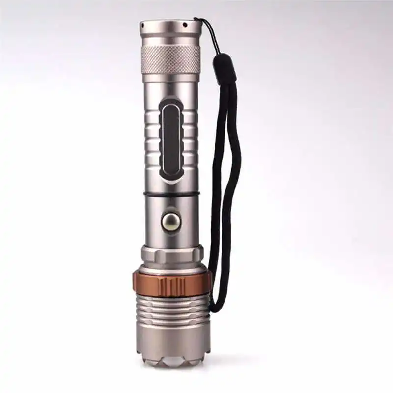 Lanterna led T6 фонарик Фонарь с масштабированием Тактический nitecore 18650 мощный светодиодный фонарик перезаряжаемый лазерный указатель#4S7