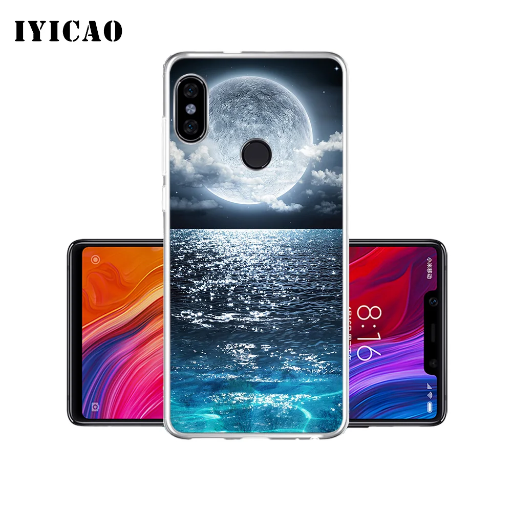 Мягкий силиконовый чехол для телефона IYICAO Fire Football sky moon Xiaomi Redmi 4A 5A 6A Note 7 6 5 Pro Plus 4X
