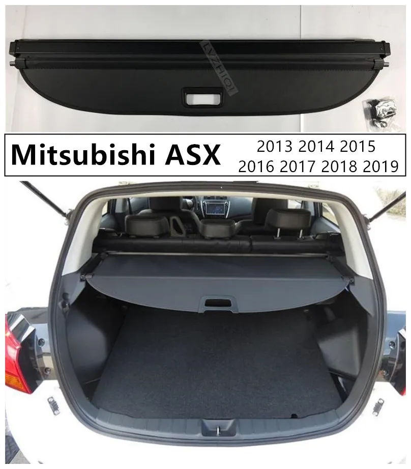 For Mitsubishi ASX 2013 2014 2015 2016 2017 2018 2019 Rear Trunk Cargo Cover High Qualit Security Shield Car Accessories
