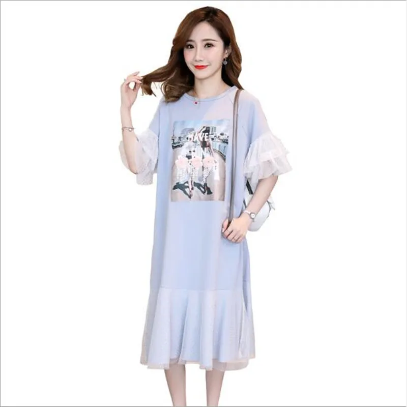2019 New Brand Summer Maternity Dress Woman Fashion Large Size Pregnant Casual QV892 | Мать и ребенок