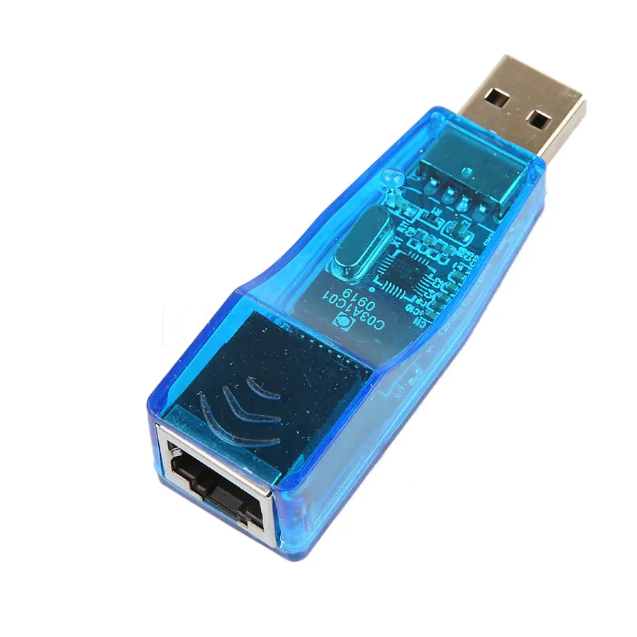Kebidu 2 шт. USB Ethernet RJ45 адаптер Сетевая Lan карта внешняя 10/100 Мбит/с для ноутбука ПК