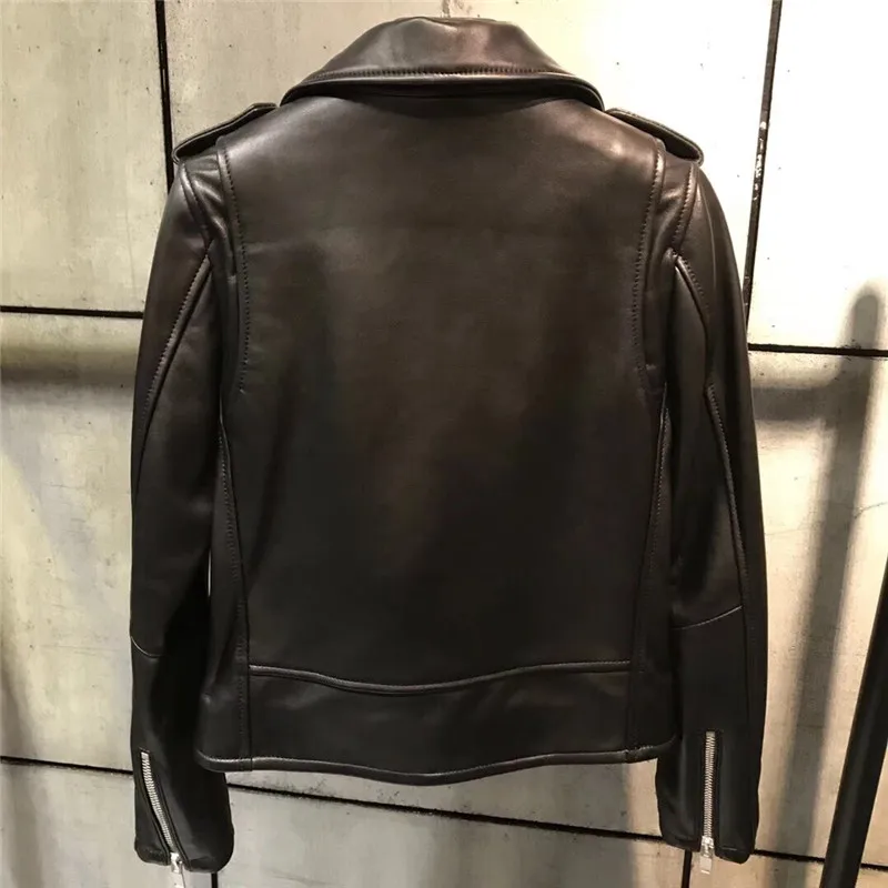 ladies real leather jacket women genuine sheep | Женская одежда