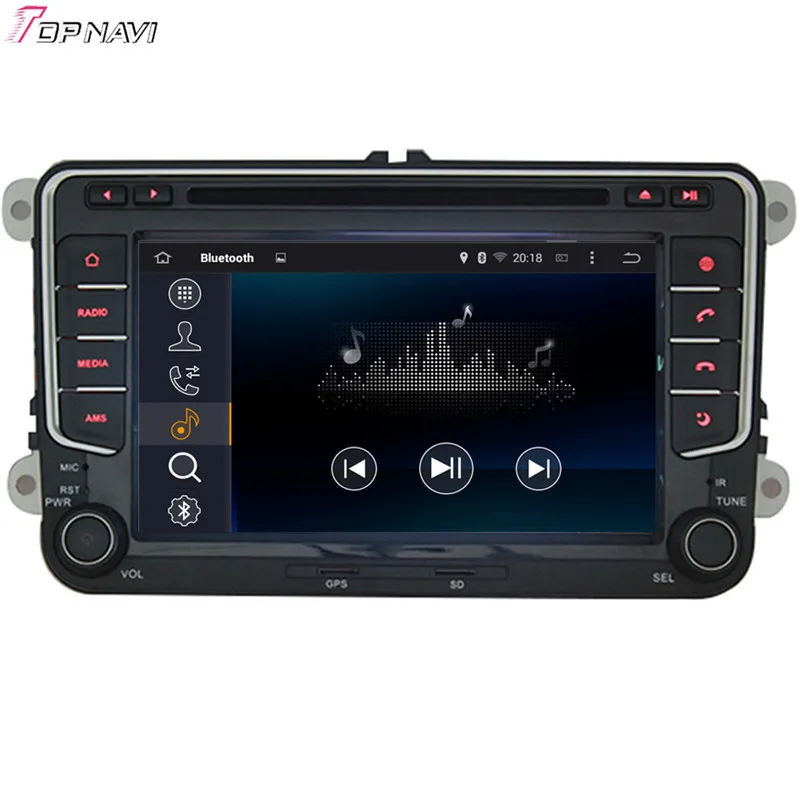 TOPNAVI 7 ''четырехъядерный Android 6 0 Автомобильный DVD проигрыватель для VW PASSAT B6/MAGOTAN