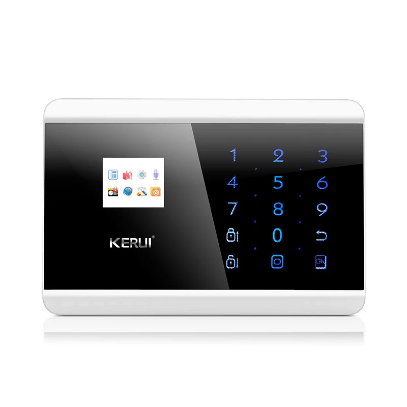 FUERS IOS Android APP Touch Keypad&ampTFT display 99 Wireless Zone GSM/PSTN/SMS Home PIR Voice Burglar Alarm Security System |