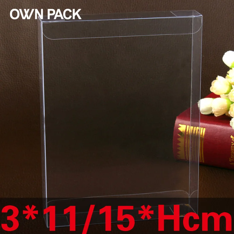 

10 pcs/lot 3*11/15*H cubic packaging boxes / plastic container / retail / chocolate box / candy box / gift package / PVC boxes