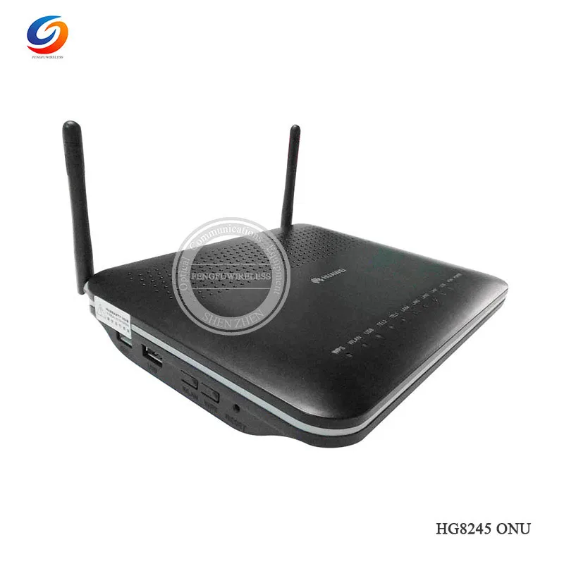 Бесплатная доставка ePacket 20 шт. HG8245 1000 база беспроводной терминал 2 горшки + 4GE 1USB 1 Wi