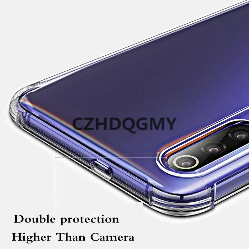Противоударный чехол для Xiaomi 8 8SE A2 Lite Redmi Note 6 7 Pro 6X мягкий прозрачный ТПУ с