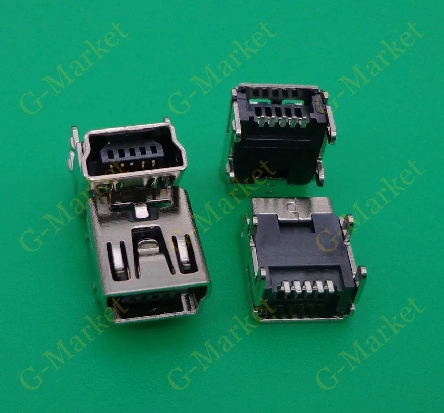 100 шт./лот для контроллера PS3 планшета Mini USB разъем передачи данных 5 pin гнездовой