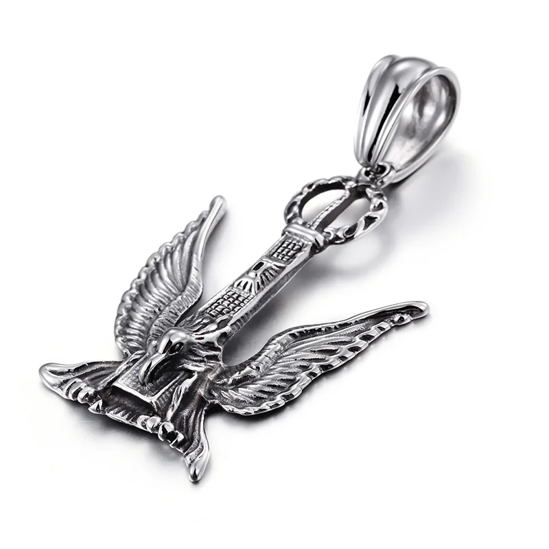 Орел Цепочки и ожерелья Для мужчин драгоценности Государственный t серебристого