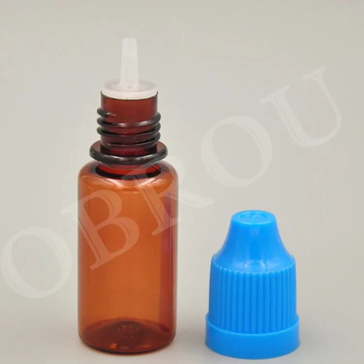 free shipping 1000pcs 10ml 15ml PET plastic amber dropper bottle liquid essential oil skin care sample | Красота и здоровье