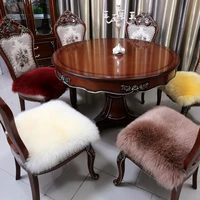 100 real fur mat rug carpet soft sheepskin chair cover warm hairy carpet seat pad plain skin fur plain fluffy area rugs