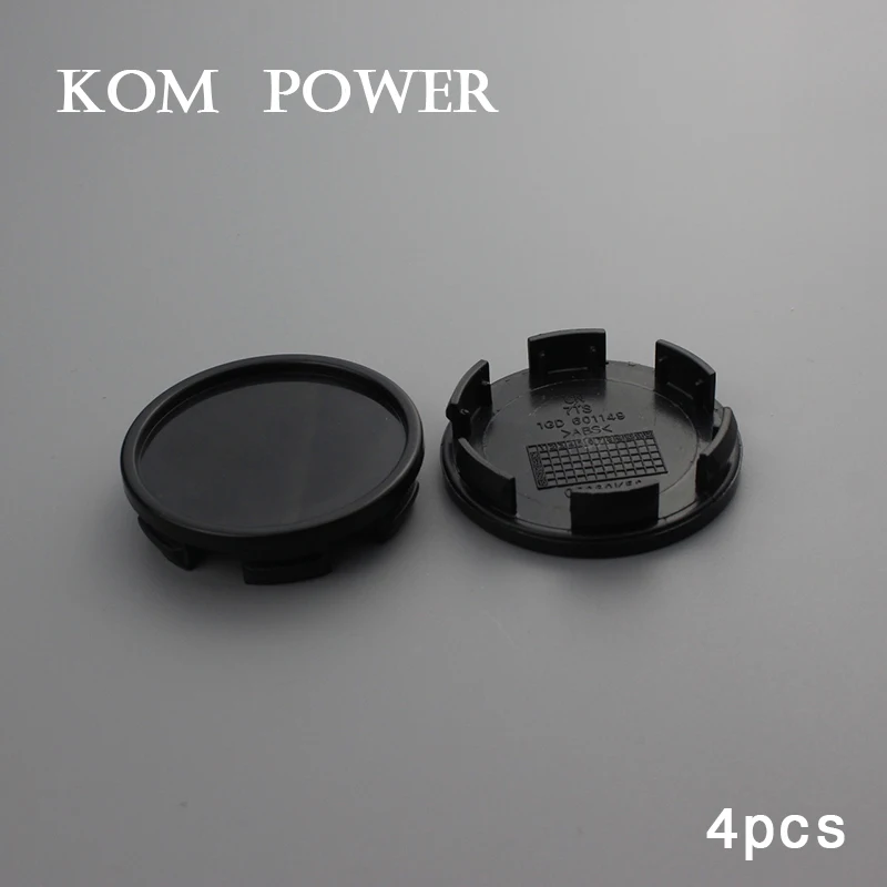 KOM 4PCS 58mm cover cap clip 53mm car universal wheel center hub no logo badge centre tapa blank Sign chrome/black KP5853515 | Автомобили