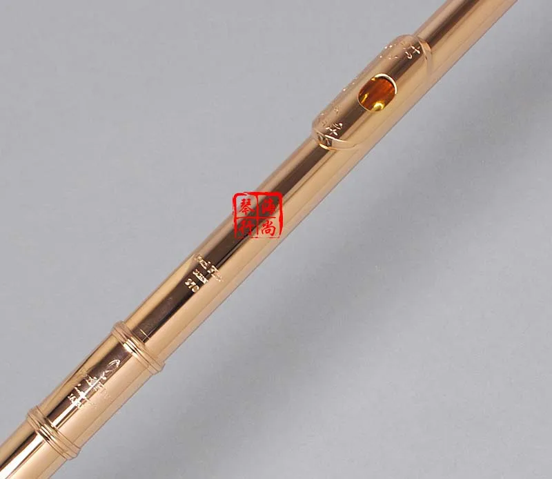 Профессиональный японский PWARL флейта PEARL-8950ES 16 отверстий ключ закрытый C Tune с E ключ розовая позолоченная флейта