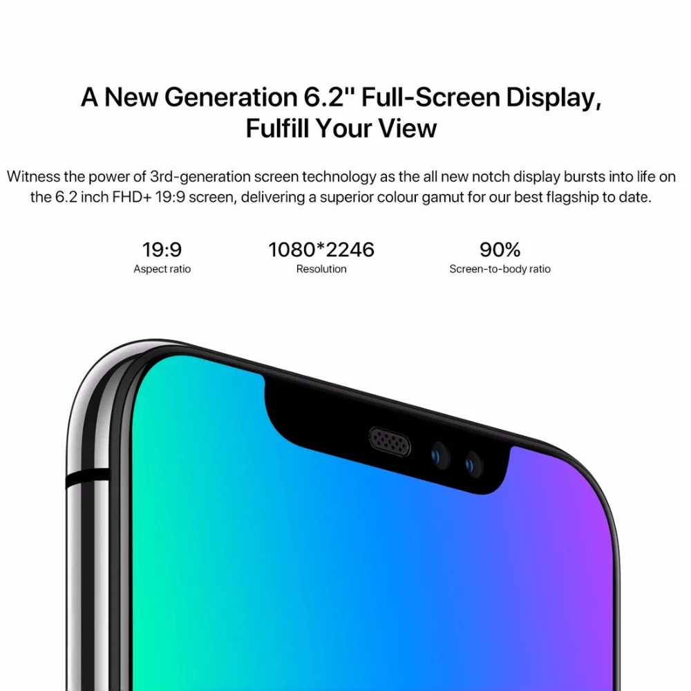 UMIDIGI Z2 Pro Android 8 1 Helio P60 смартфон на базе восьмиядерного процессора 6 2 &quot6 ГБ + 128 Гб