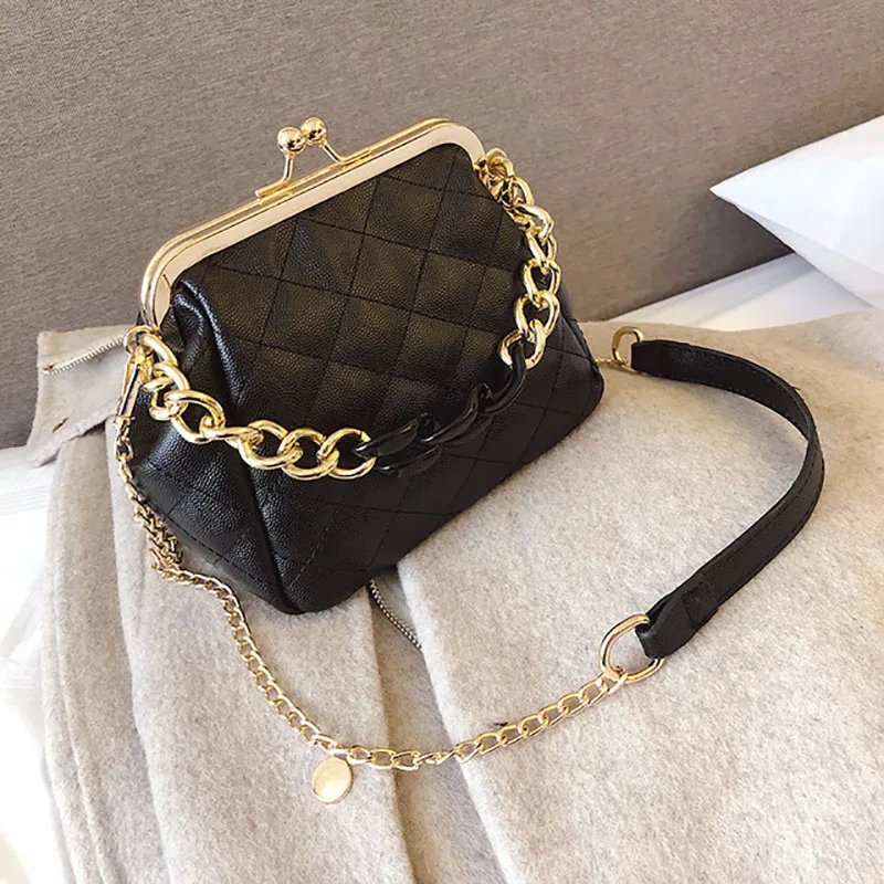 Дизайнерская сумка-мессенджер с цепочкой акриловая цепь женская сумка из