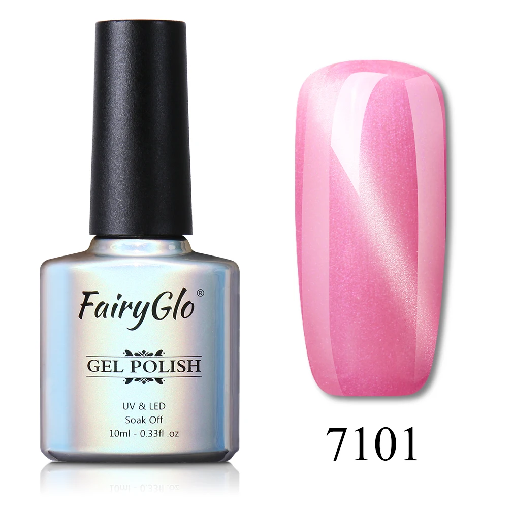 BKMY7101 FairyGlo, 10 мл, гель для ногтей, замачиваемый, УФ, светодиодный, кошачий глаз, Гель-лак для ногтей, магнит, гибридный лак, лаковый гель для ногтей, тиснение, эмалированные чернила - Цвет: BKMY7101