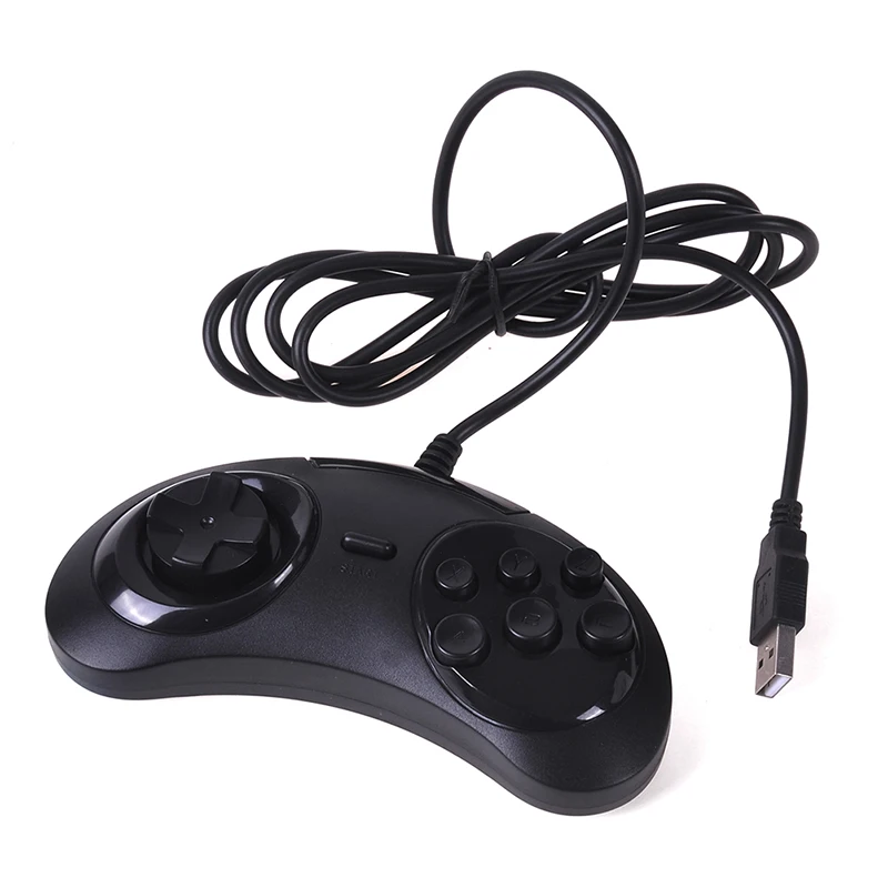 Для ПК MAC Mega Drive геймпады проводной игровой контроллер геймпад Shock Joypad Джойстик
