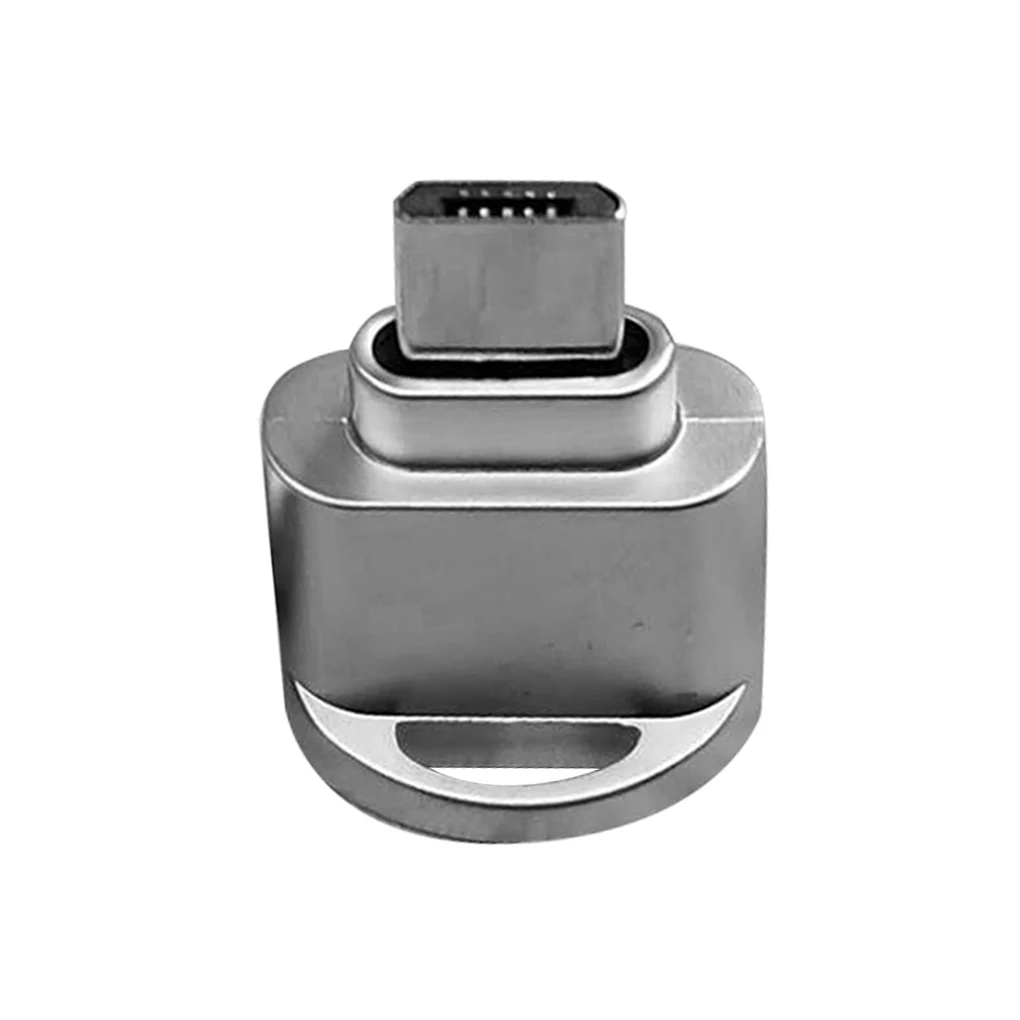 NO.2 Цинковый сплав телефон камера Micro SD TF карта памяти Высокоскоростной мини USB 2,0 кард-ридер цепь прилагается - Цвет: NO.2