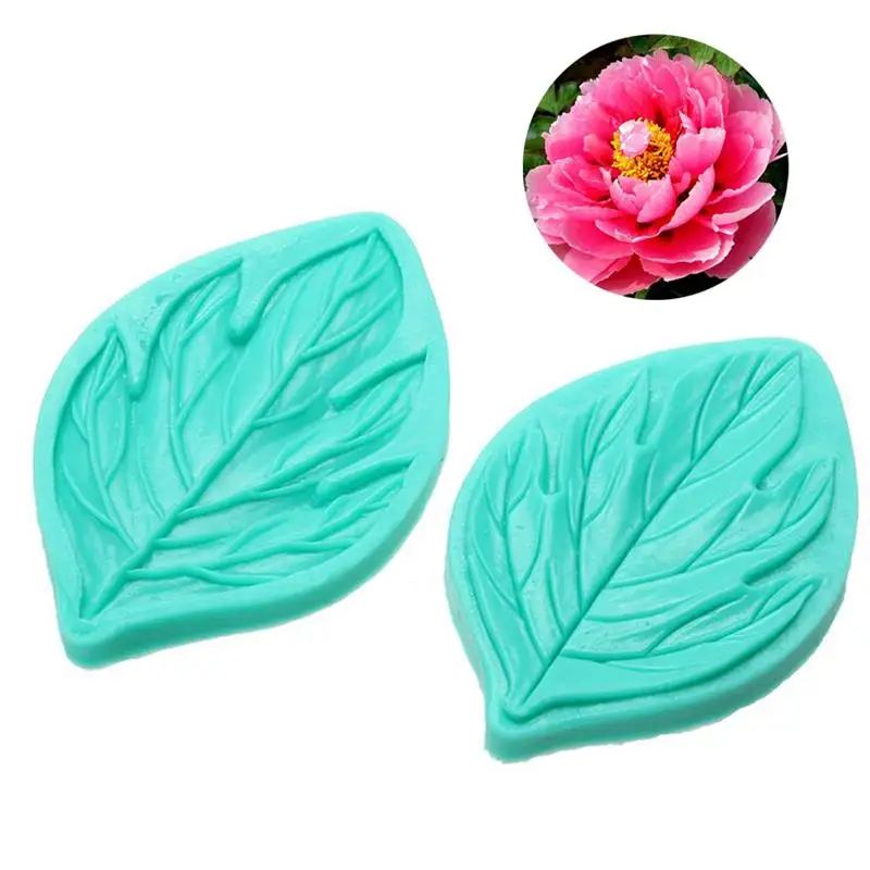 Кленовый лист силиконовая текстура форма для торта инструмент помадки 3D листья