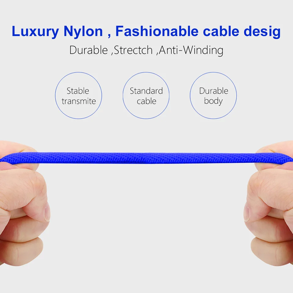 Кабель Usb Kabel Micro USB 1 м кабель для быстрой зарядки 3 0 передачи данных Type C Cabo Samsung S10 S9