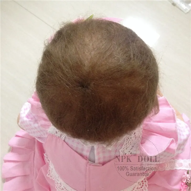 Новинка NPK силиконовые куклы Reborn Baby в розовом около 22 дюймов милая Кукла Reborn для ребенка подарок Bonecas Bebe Reborn Brinquedos