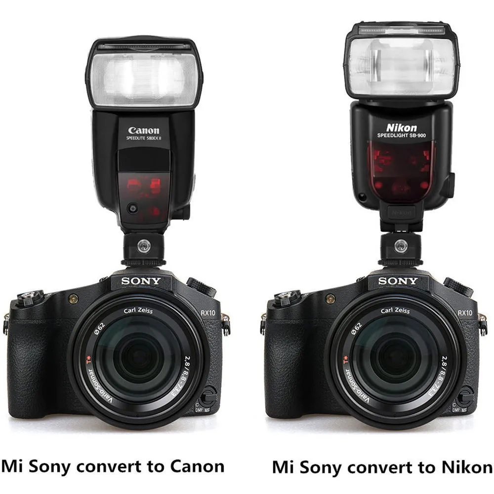 Pixel TF-334 Горячий башмак адаптер конвертер для sony A7 A7S A7SII A7R A7RII A7II NEX6 RX1 RX1R RX10 RX100II Ми Камера Canon Nikon