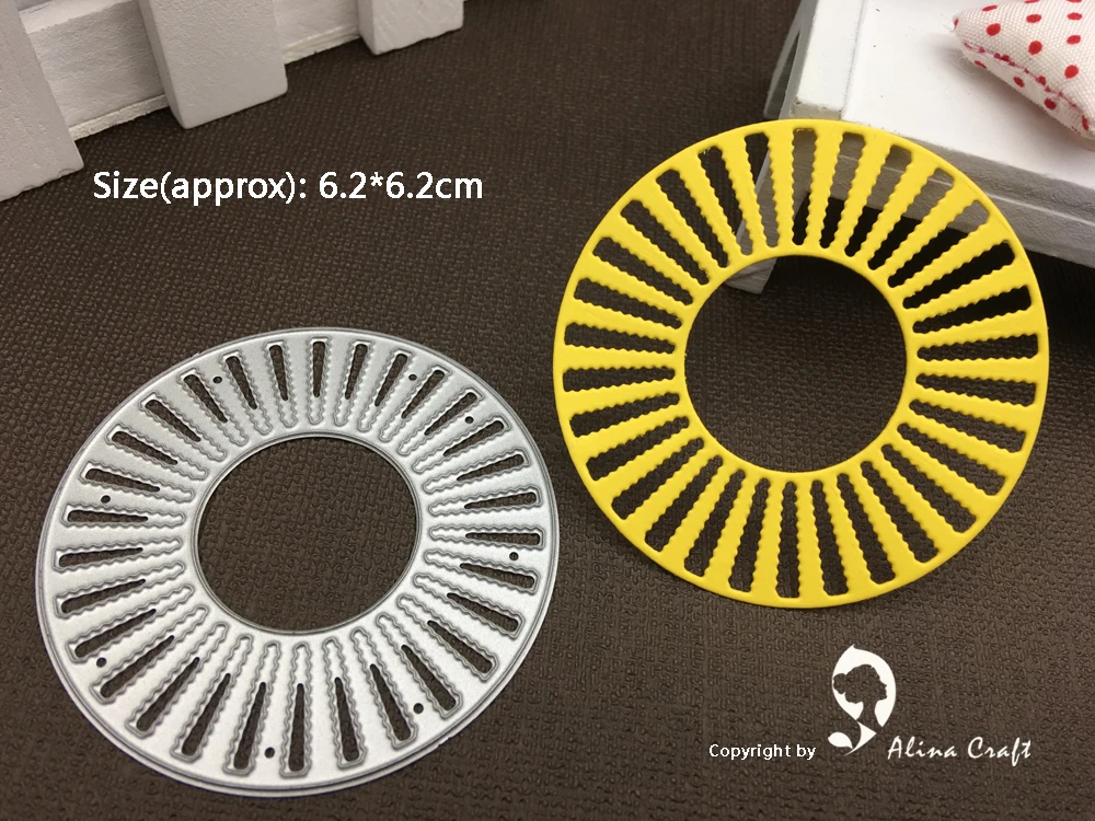 Металлическая режущая штамповка круглая бумага для скрапбукинга рукоделия