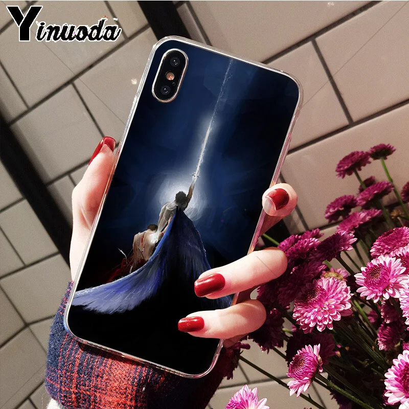 Yinuoda Ангел Дьявол призрак ТПУ чехол для телефона iPhone 5 5Sx 6 7 7plus 8 8Plus X XS MAX XR |