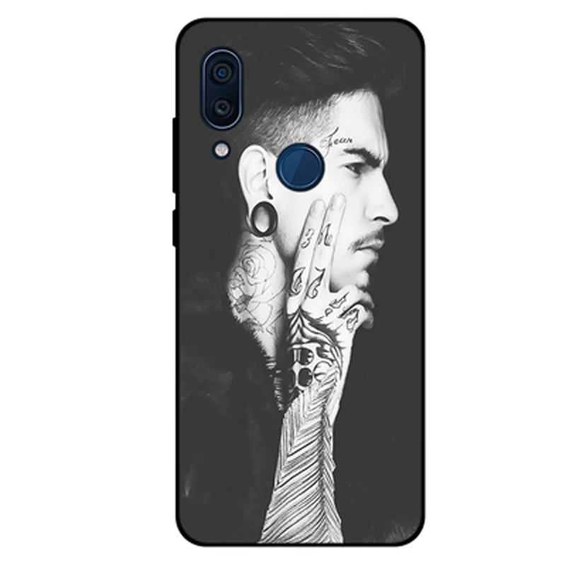 Мягкий силиконовый чехол для телефона AXON 9 PRO s ZTE AXON9 прозрачный с рисунком beauty guy