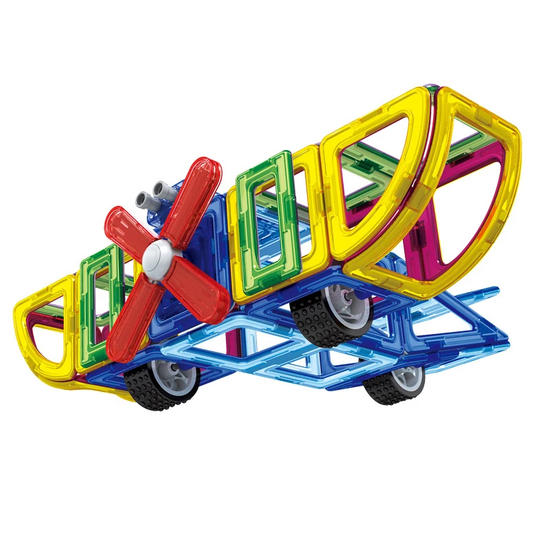 Новинка 2017 Магнитный конструктор строительные 3D блоки детские развивающие