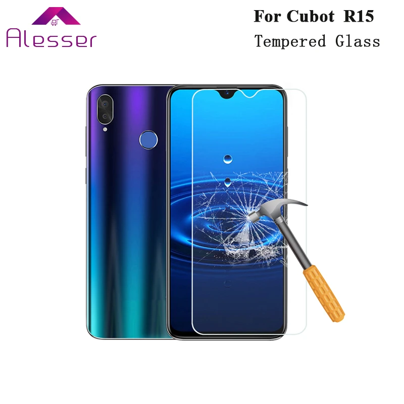 Алессер для Cubot R15 закаленное стекло премиум класса защитная пленка 9H аксессуары телефонов|Защитные стёкла и