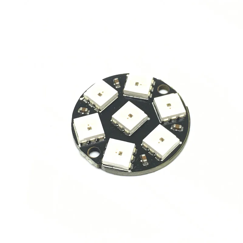 7 бит X WS2812 5050 RGB светодиодная кольцевая лампа со встроенными