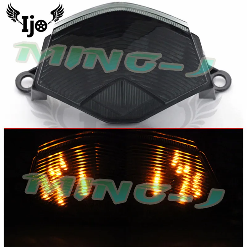 

Moto сигнал поворота свет мигалкой сзади индикатор мигалка мотоцикла тормозной осветительные приборы для Kawasaki ZX6R ZX10R хвост свет водить мотоц...