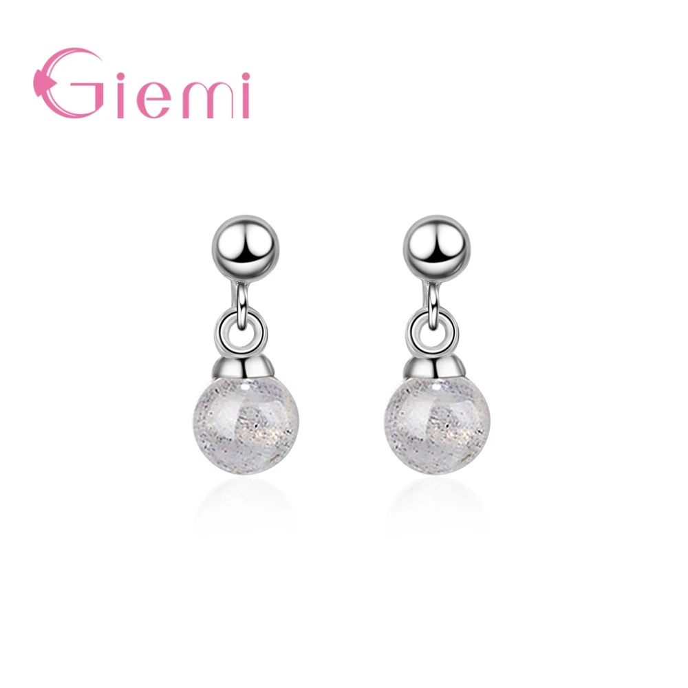 

Wholesale Lowest Price 925 Sterling Silver AAA crystal Cubic Zirconia Bead Pendant Earrings For Women Ladies Bijoux Gift