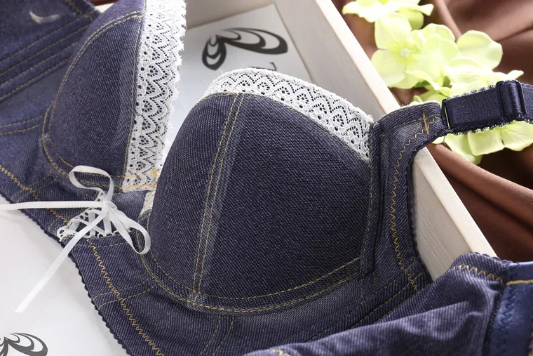 Autumn-Summer Brassiere Seamless Underwear Thong Bra Lingerie Embroidery Intim Sexy Costumes Sleepwear Set | Женская одежда