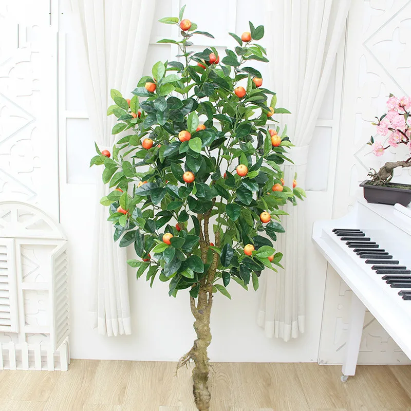 Искусственное растение яблони апельсиновое дерево искусственная зелень