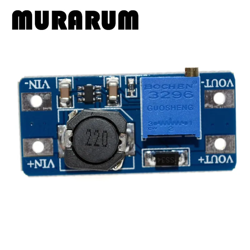 Murarum MT3608 2A Max DC Step Up Мощность модуль усилителя 3 5 В до В/ 9 В/12 В/24 В|module power|module 12vmodule 5v |