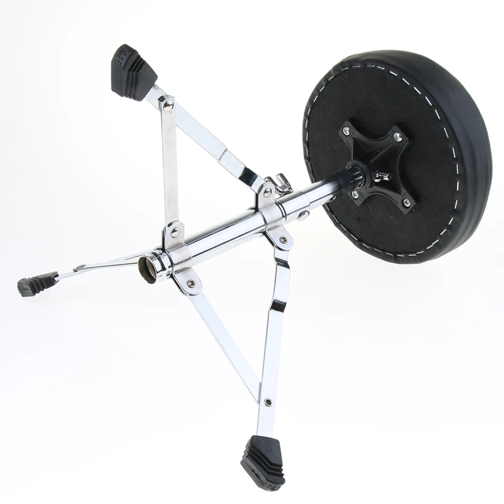 Adjustable Metal Tripod Children Padded Stool Stand Chair for Guitar Piano Drum Playing |