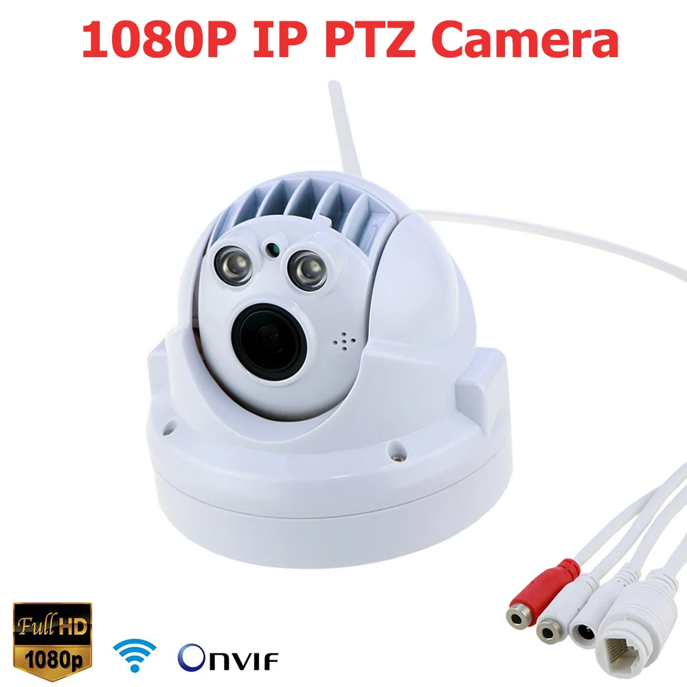 1080 P HD WI-FI IP Камера PTZ Беспроводной Onvif 2.0 мегапиксельная инфракрасный Скорость
