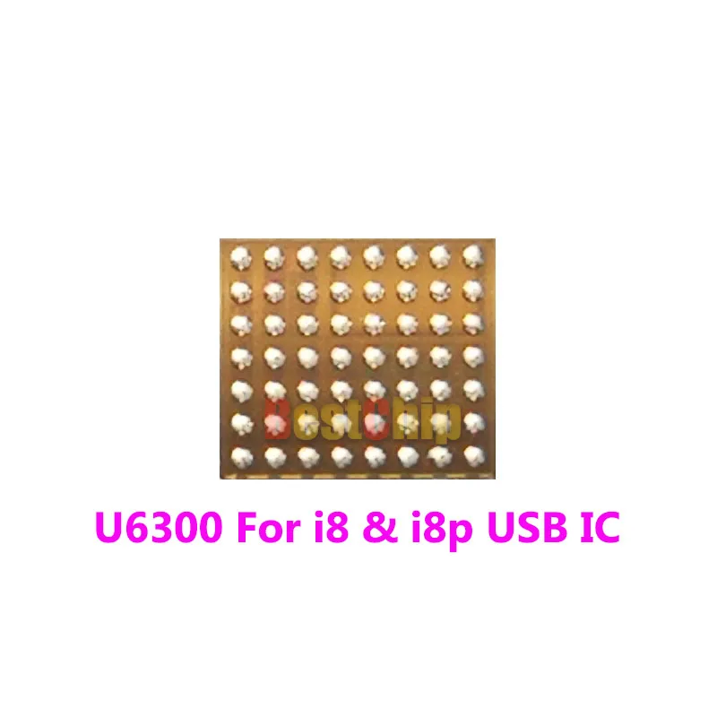 10 шт./лот Новинка U6300 56 контактов для iphone 8 x &amp plus зарядное устройство/зарядка/U2/USB IC
