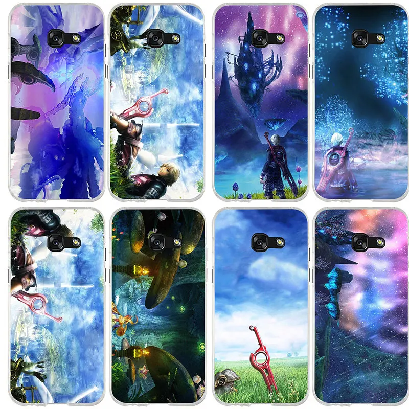 For Samsung Galaxy J3 J4 J5 J6 J7 J8 A3 A5 A7 2016 2017 2018 Coque Bags Silicone Xenoblade Chronicles Games Soft TPU Phone Cases | Мобильные