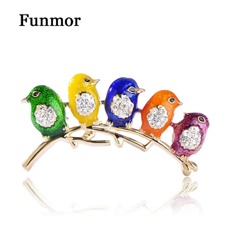 Женская эмалированная брошка Funmor 6 шт. украшения для костюма девочек свадьбы