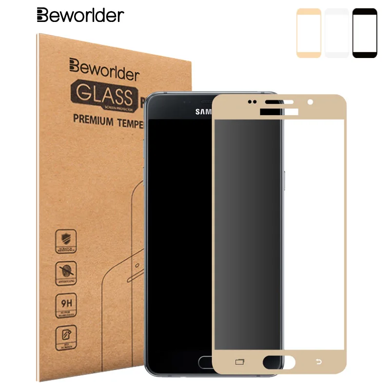 Beworlder для samsung Galaxy A5 2016 A510 Закаленное стекло протектор экрана Анти взрыв полное покрытие телефона пленка